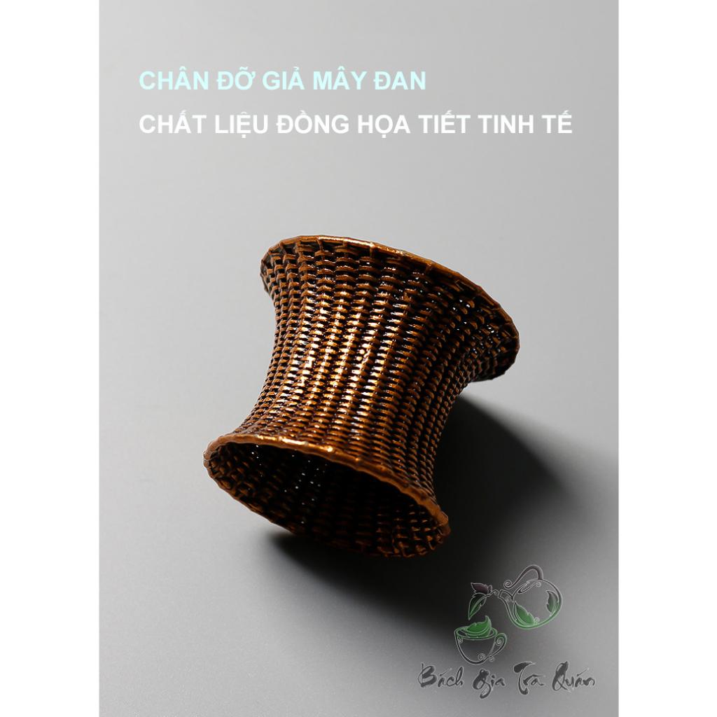 Bộ Lọc Trà Đồng Đỏ Nguyên Chất Hình Lá Liên Hoa LT.07