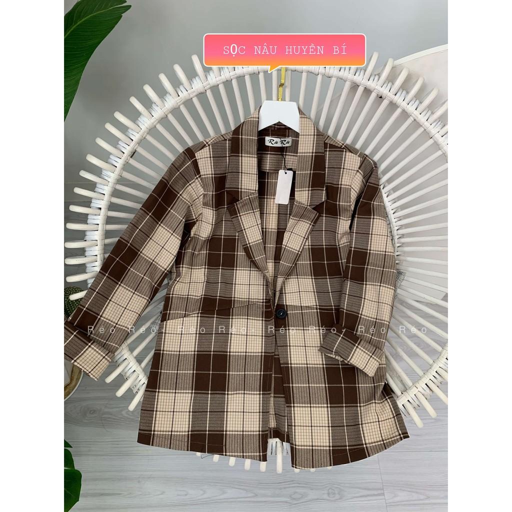 Áo Blazer Nữ / Vest Nữ- Caro sọc cao cấp , Đẹp và Rất độc lạ