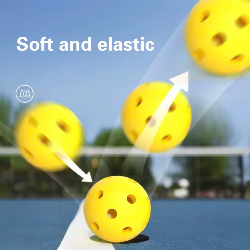 Bóng Pickleball (3 Bóng) 40 Lỗ Siêu Bền Dùng Luyện Tập Ngoài Trời Hàng Loại Sport Giao Mầu Ngẫu Nhiên