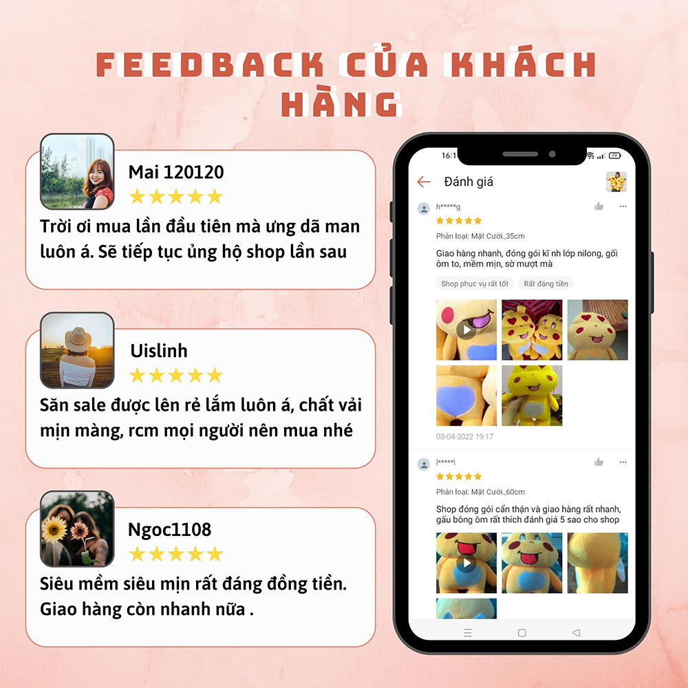 QooBee Nhỏ Dãi Siêu Dễ Thương - Thú Nhồi Bông QooBee cho bé