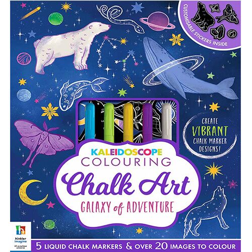 Kaleidoscope Colouring: Chalk Art – Galaxy of Adventure