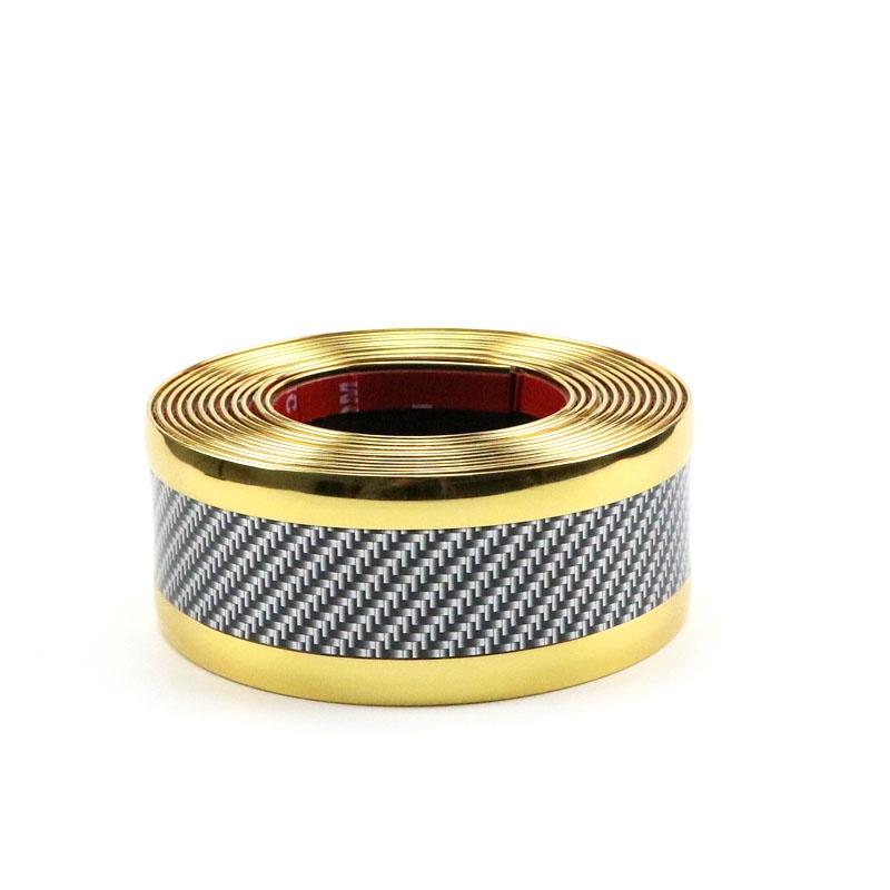 Miếng Dán Viền Cửa Xe Hơi Bằng Cao Su + Cao Su Chống Thấm Nước/ Chống Va Chạm 5D DIY