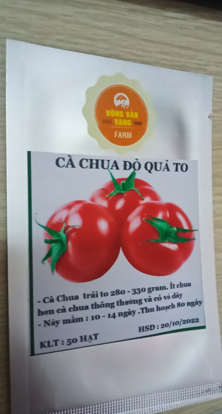 Hạt giống Cà Chua Đỏ Quả To F1 - Nông Sản Vàng