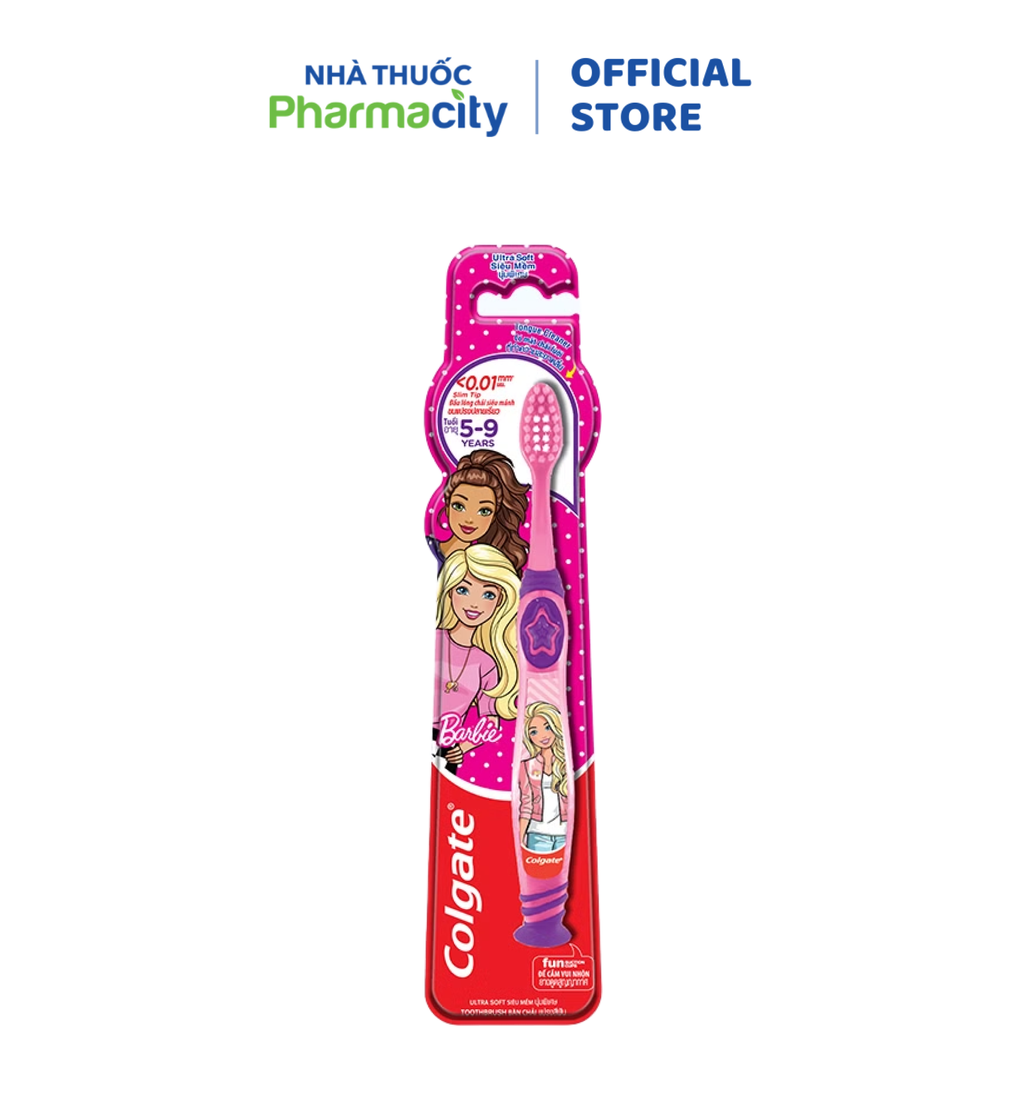 Bàn Chải Đánh Răng COLGATE Barbie Cho Bé Gái