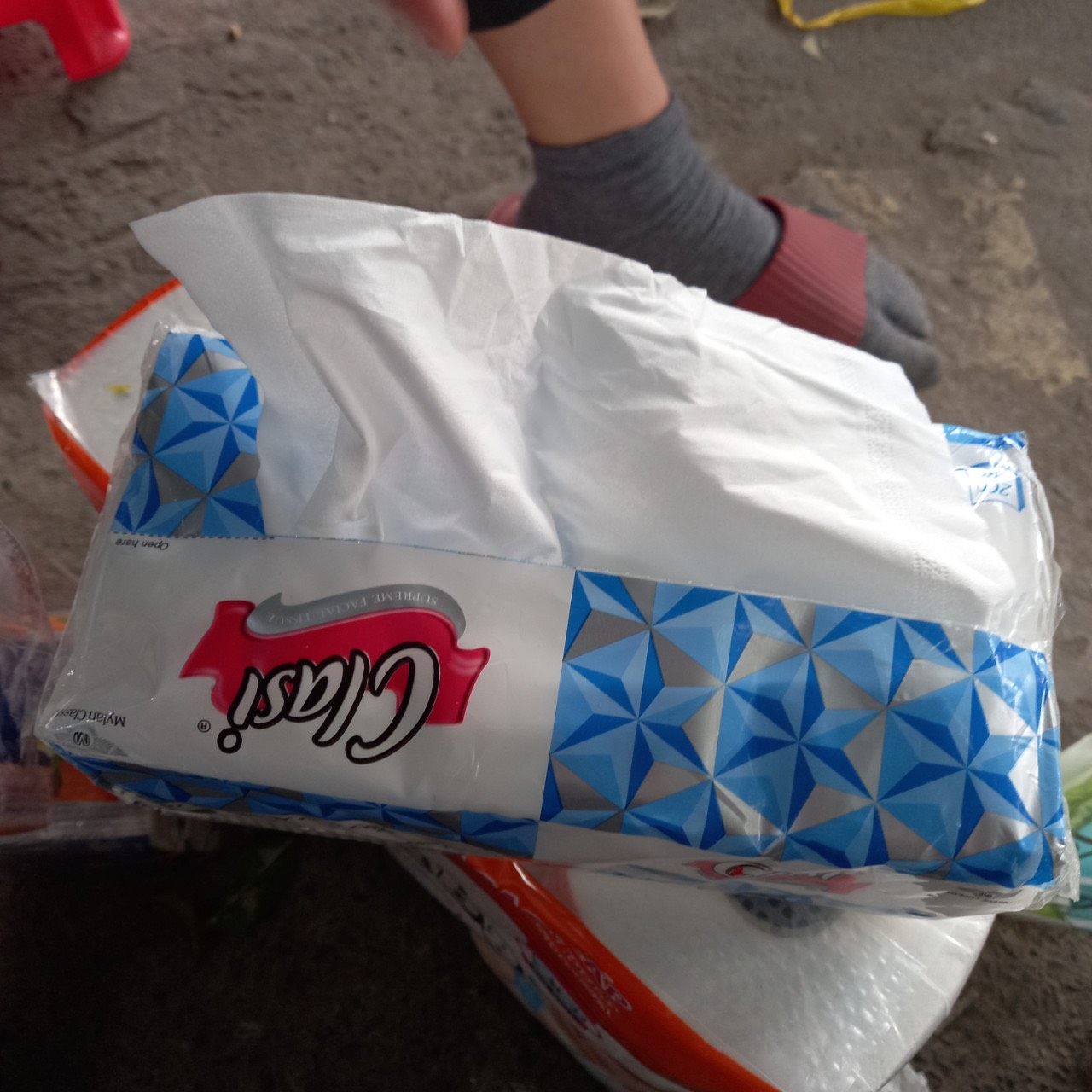 Giấy Rút Clasi Kim Cương dài