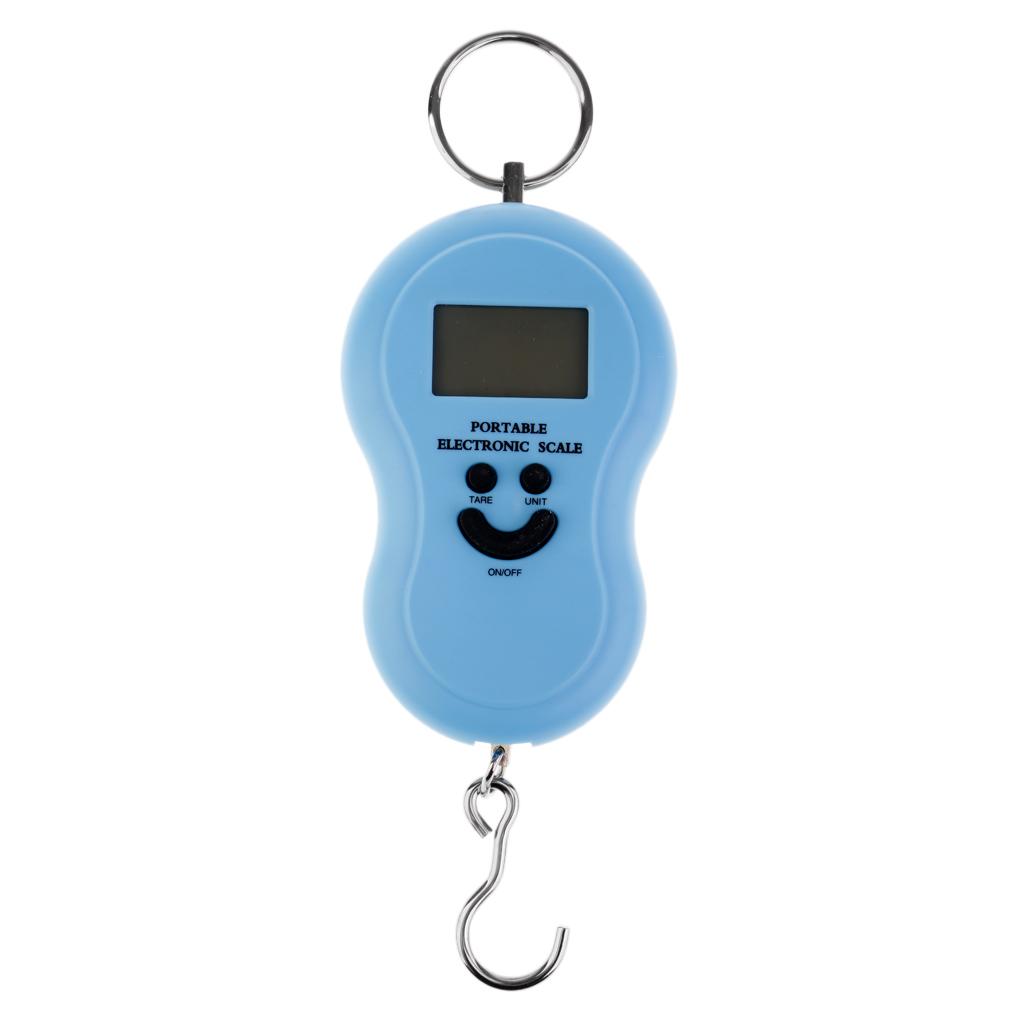 50kg/10g Pocket LCD Digital Fish Hanging Luggage Weight Hook Scale