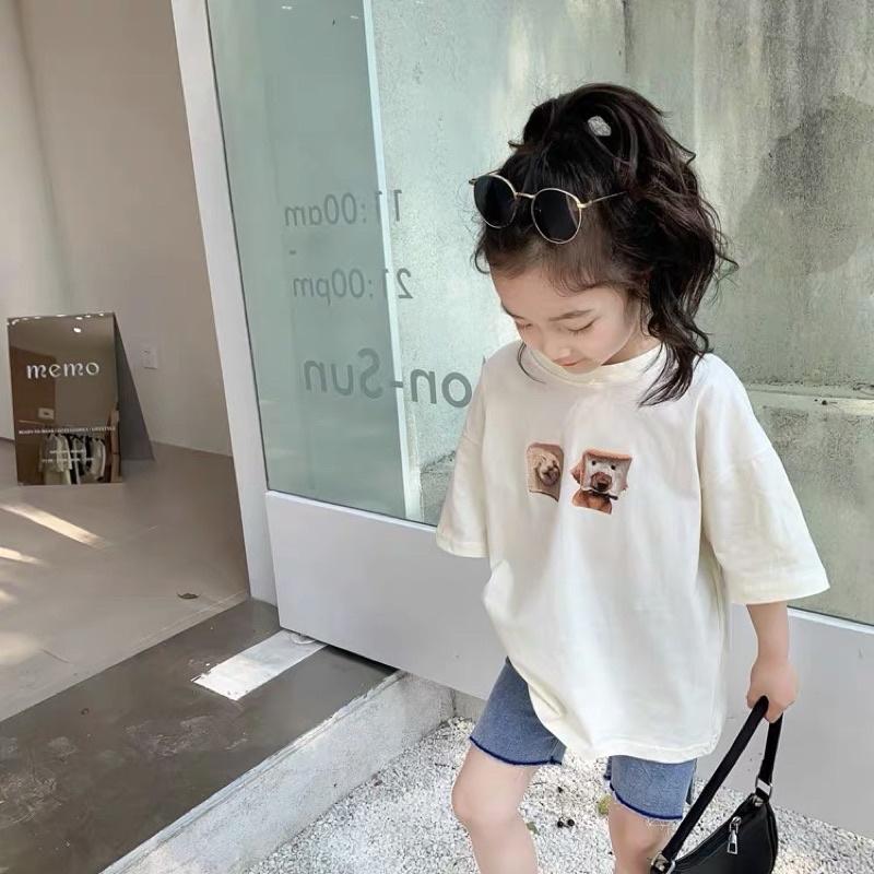 (Form rộng hơn chuẩn 2 size) Phông dáng rộng cute cho bé