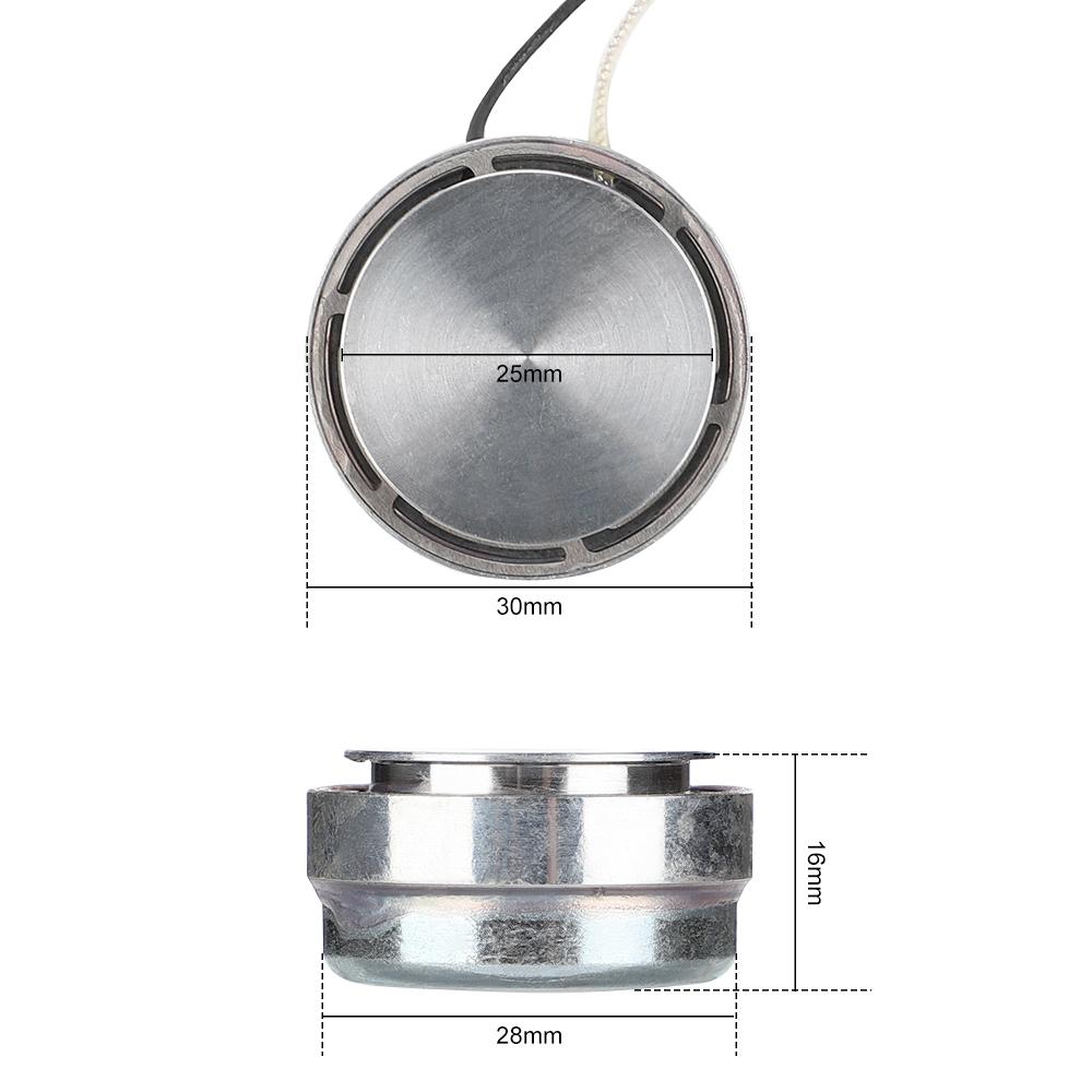 AIYIMA 2 Cái 30MM Loa cộng hưởng rung 8 Ohm 8W Loa toàn dải mini DIY Trình điều khiển hệ thống âm thanh rạp hát tại nhà Màu sắc: Loa 8 Ohm