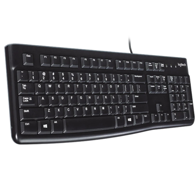 Combo chuột phím có dây Logitech MK120 - Hàng chính hãng