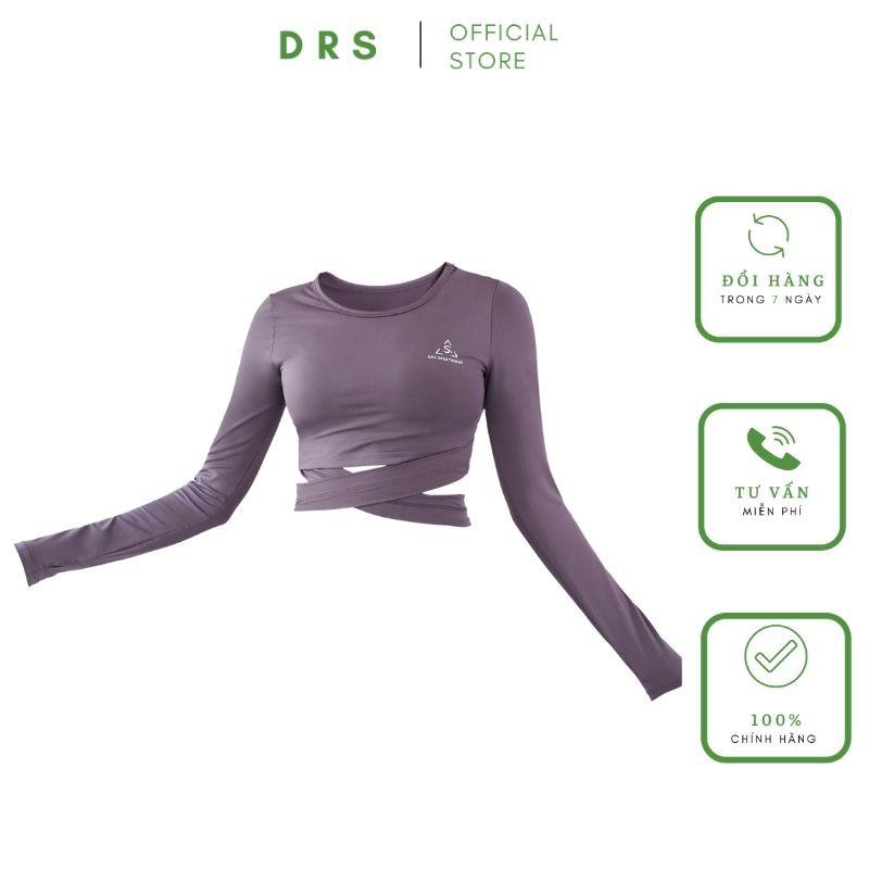 Áo thể thao nữ croptop DRN08, áo tập gym nữ xỏ ngón DRS cropttop thiết kế mới mẻ, xinh tươi, nhiều năng lượng