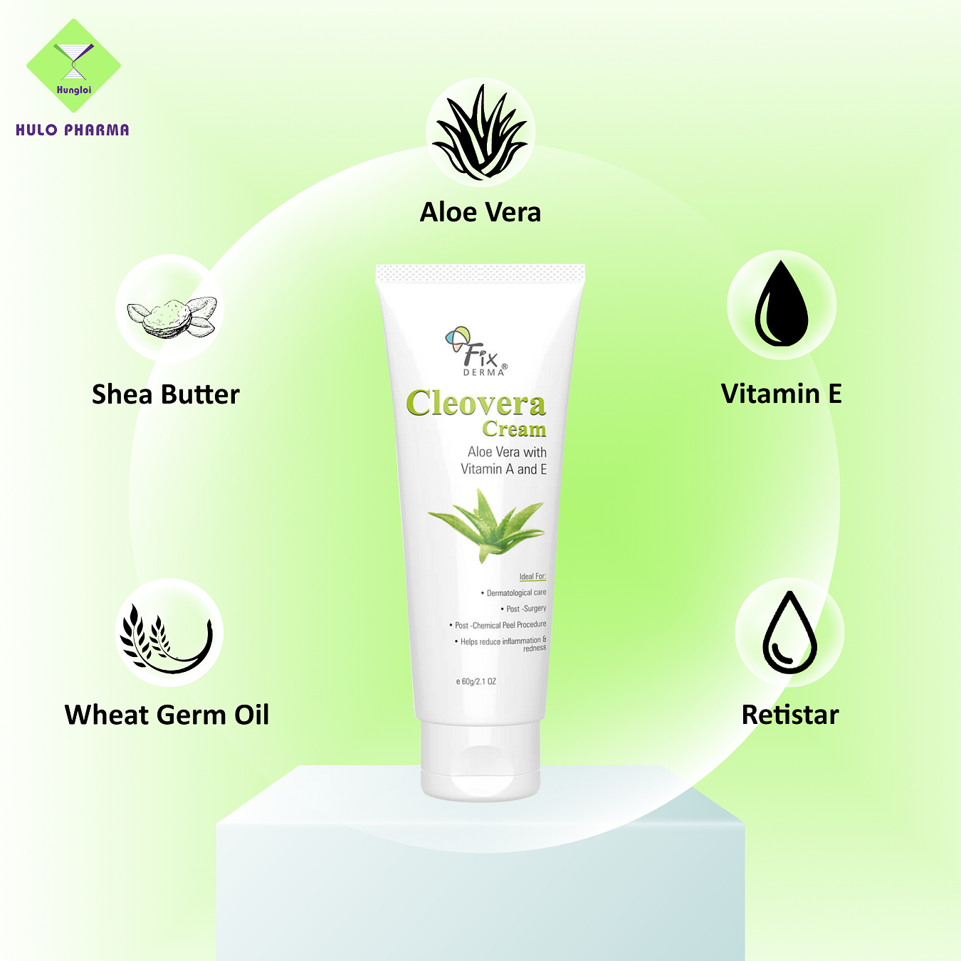 Kem dưỡng da FIXDERMA Cleovera Cream
