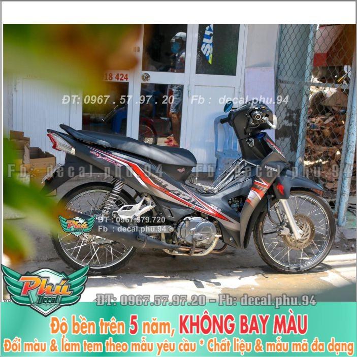 Tem rời Blade đỏ đen nhám  -1