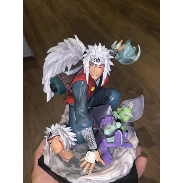 Mô hình Jiraiya 2 đầu tiên thuật 2 cóc chất lượng cao Naruto 19cm