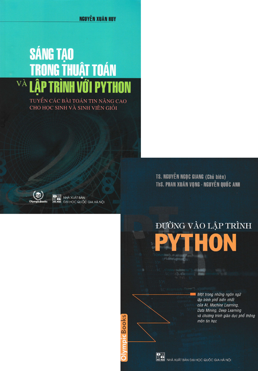 Sách Combo Đường Vào Lập Trình Python + Sáng Tạo Trong Thuật Toán Và Lập Trình Với Python (Bộ 2 Cuốn)