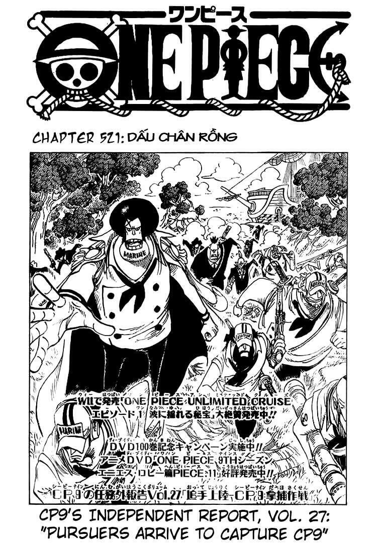 đảo hải tặc - one piece chapter 521 1