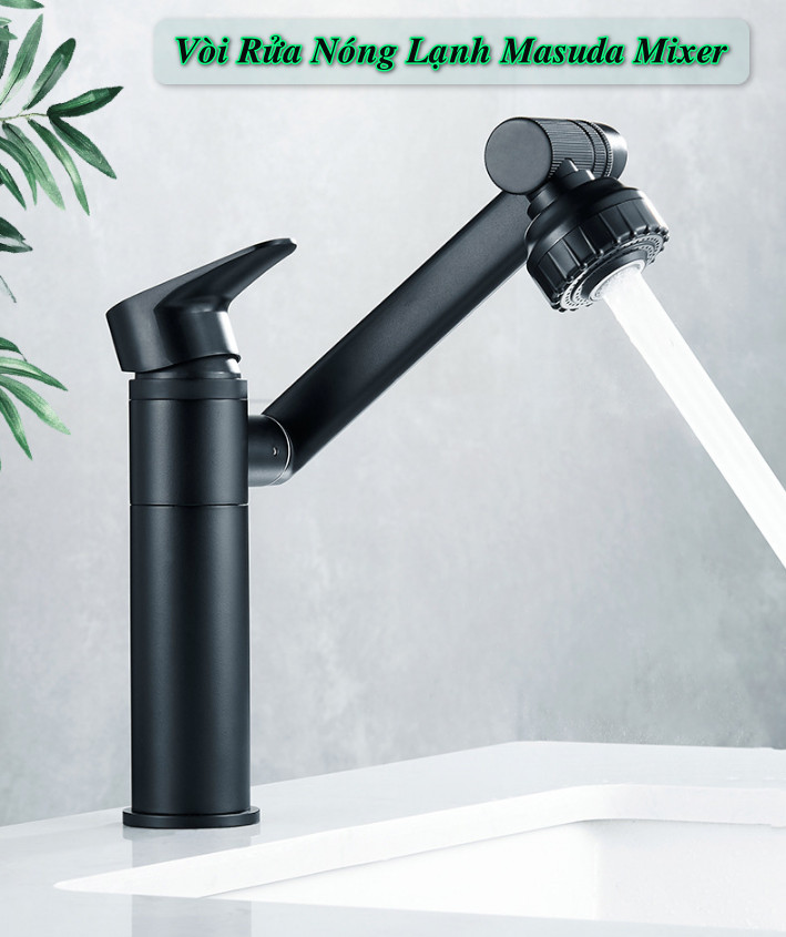 Bộ Vòi Nước Rửa Nóng Lạnh Thông Minh Masuda Mixer