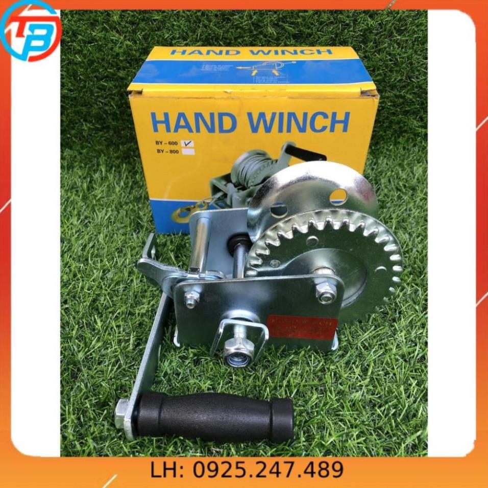 Tời quay tay 600lbs _270kg CÁP THÉP Thái Bình Vina