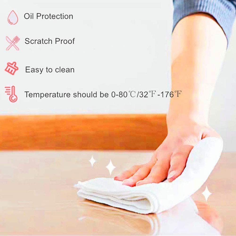 Tấm nhựa dẻo, màu trắng trong suốt, Chống thấm nước, Chống thấm dầu, Chống trượt dùng làm Trải bàn ăn, bàn khách, tủ tivi, vách ngăn, mái che mưa ngoài trời, ban công, mái cho vườn cây... dày 0.5mm
