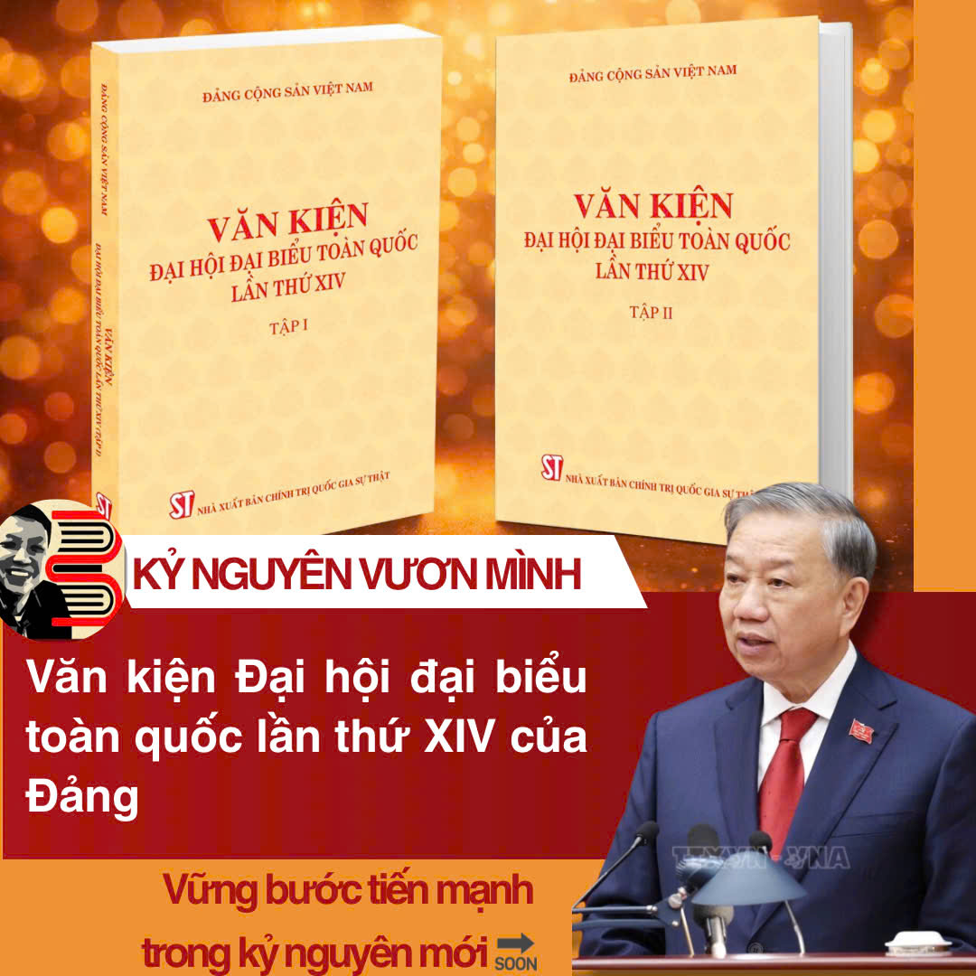 (Trọn bộ 2 tập) VĂN KIỆN ĐẠI HỘI ĐẠI BIỂU TOÀN QUỐC LẦN THỨ XIV - Đảng Cộng Sản Việt Nam – NXB CTQG Sự thật
