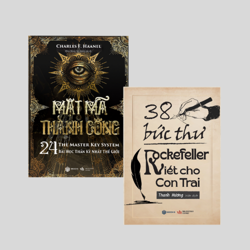 SÁCH COMBO 2 Cuốn: 38 BỨC THƯ ROCKERFRLLER GỬI CHO CON TRAI + MẬT MÃ THÀNH CÔNG