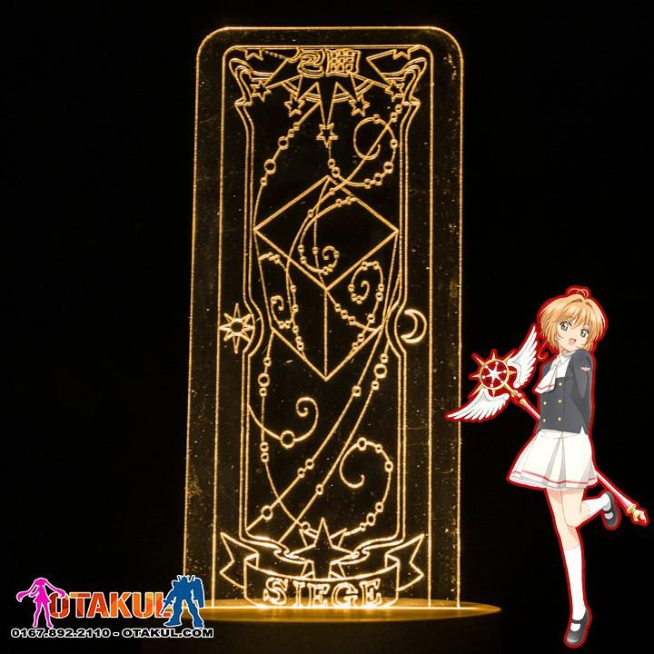 Đèn Ngủ Sakura Clear Card - SIEGE -Vàng