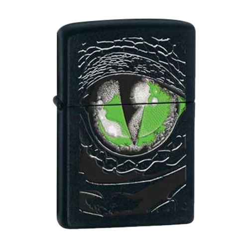 Bật Lửa Zippo 24719 - Bật Lửa Zippo Reptile Eye Black Matte