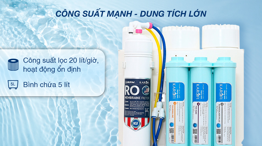 Máy lọc nước KAROFI KAQ-U06 - Hàng chính hãng