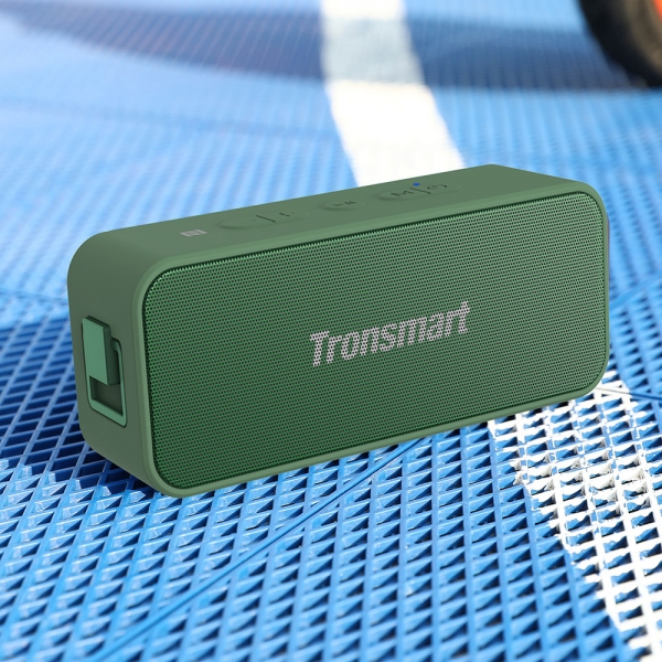 Loa Bluetooth 5.0 Tronsmart T2 Plus công suất 20W hỗ trợ TWS và NFC ghép đôi 2 loa, âm thanh vòm 360 độ kết hợp bass trầm chống nước IPX7, có Mic đàm thoại - Hàng chính hãng