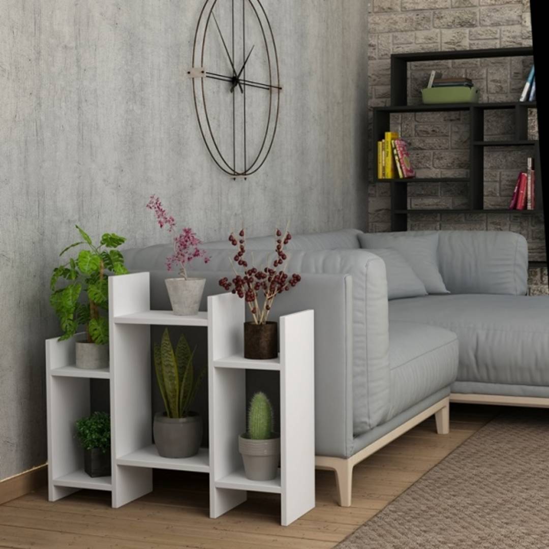 Bàn kệ trang trí cạnh ghế sofa