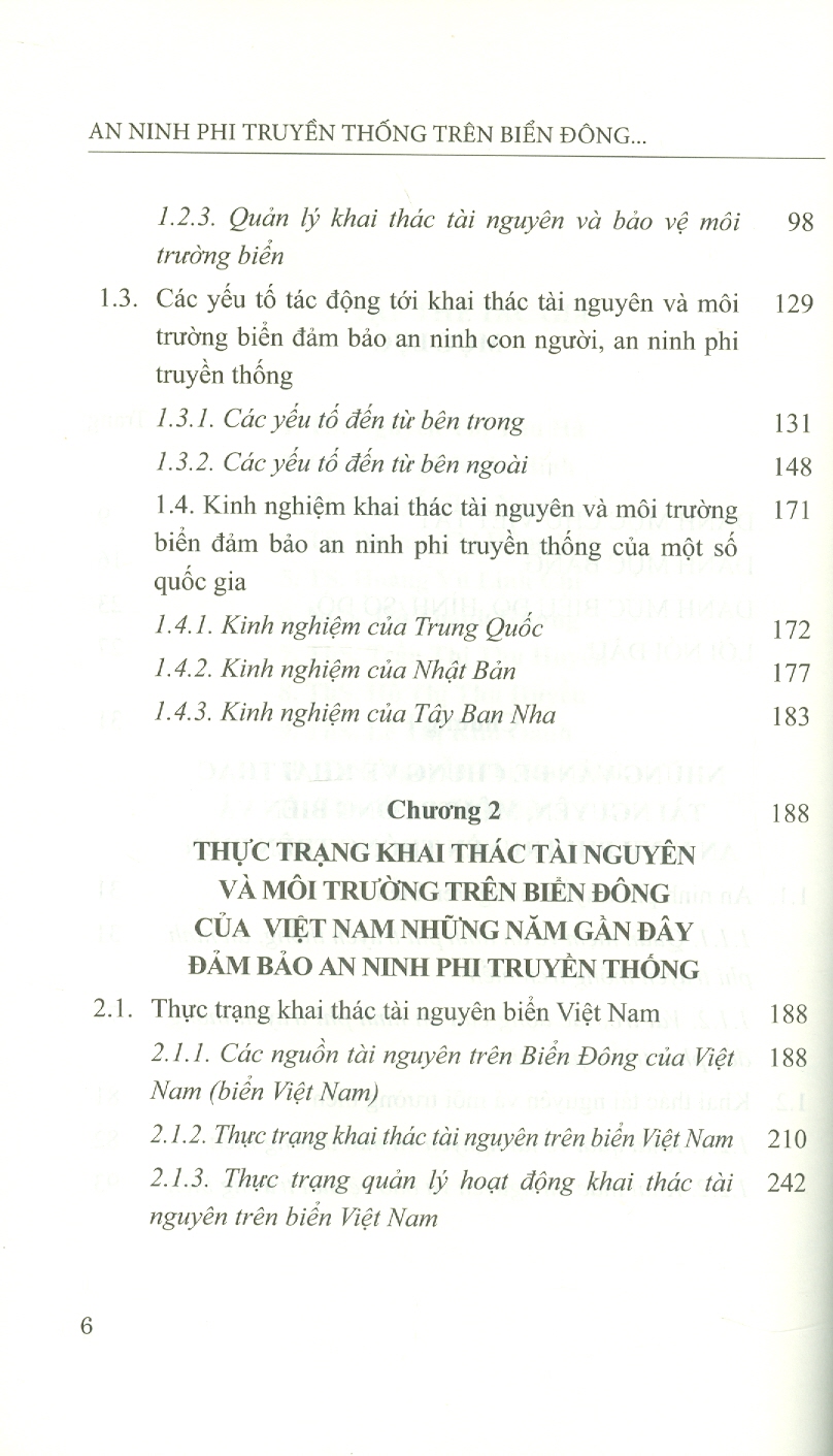 An Ninh Phi Truyền Thống Trên Biển Đông: Tiếp Cận Khoa Học Xã Hội Và Nhân Văn Trong Vấn Đề Môi Trường Và Khai Thác Tài Nguyên (Sách chuyên khảo)