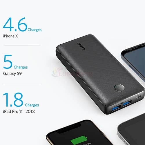 Sạc dự phòng Anker PowerCore Select 20000mAh A1363 - Hàng chính hãng