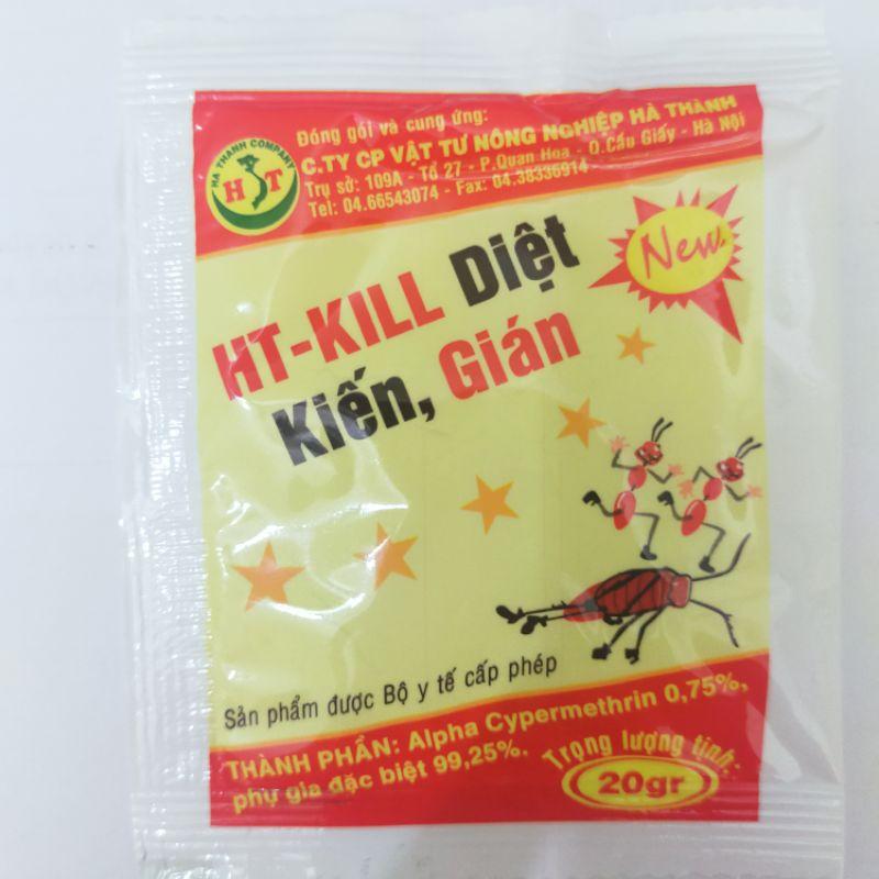 Combo 3 gói thuốc diệt kiến,gián sinh học dạng gói an toàn, đóng gói 20gr
