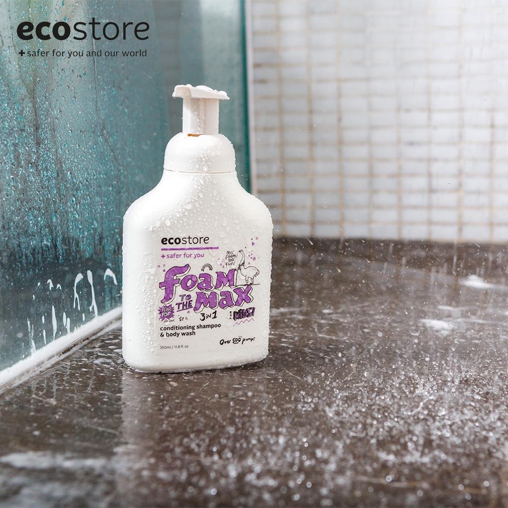 Ecostore Sữa tắm gội đa năng 3 trong 1 hương lê gốc thực vật Ecostore 350ml (dành cho bé từ 2 tuổi)