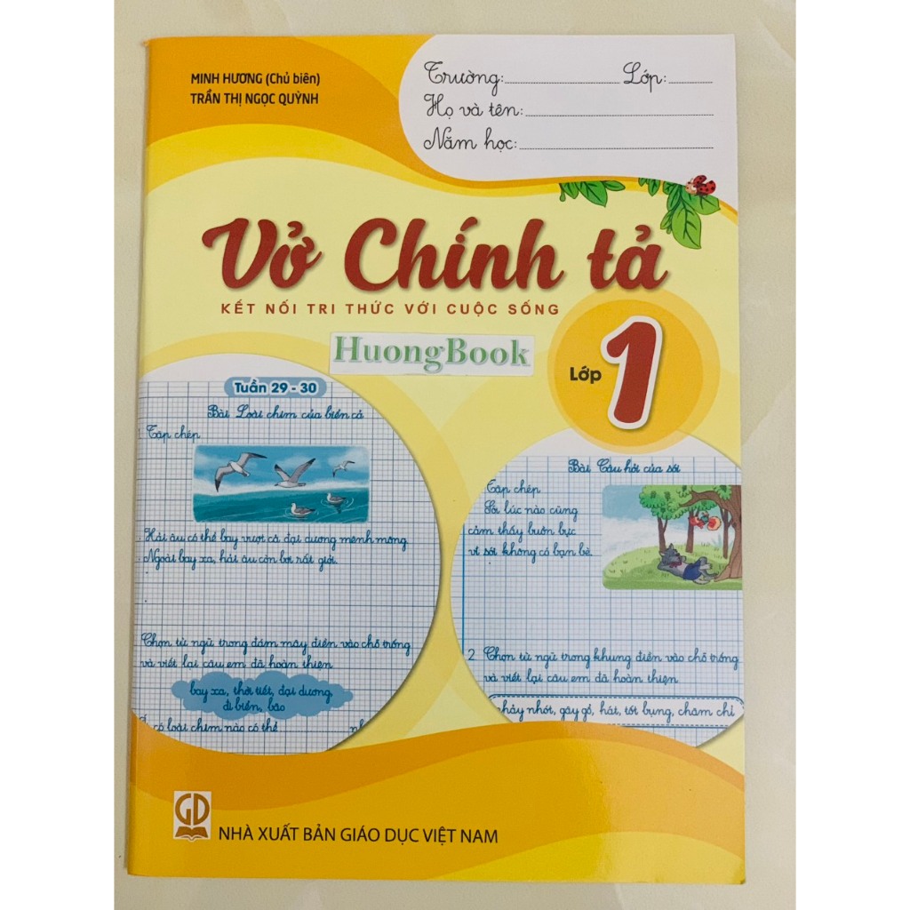 Sách - Vở chính tả lớp 1 - 2023