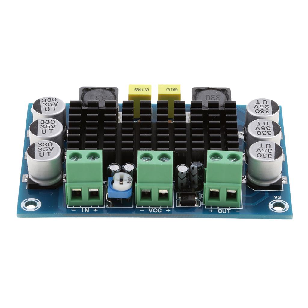 XH-M542 DC 12-26V 100W TPA3116DA Mono Channel Digital Power Audio Amplifier
