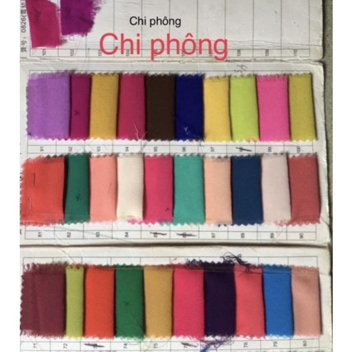 vải chiffon - Ngẫu nhiên loại 1,1,5x1,5