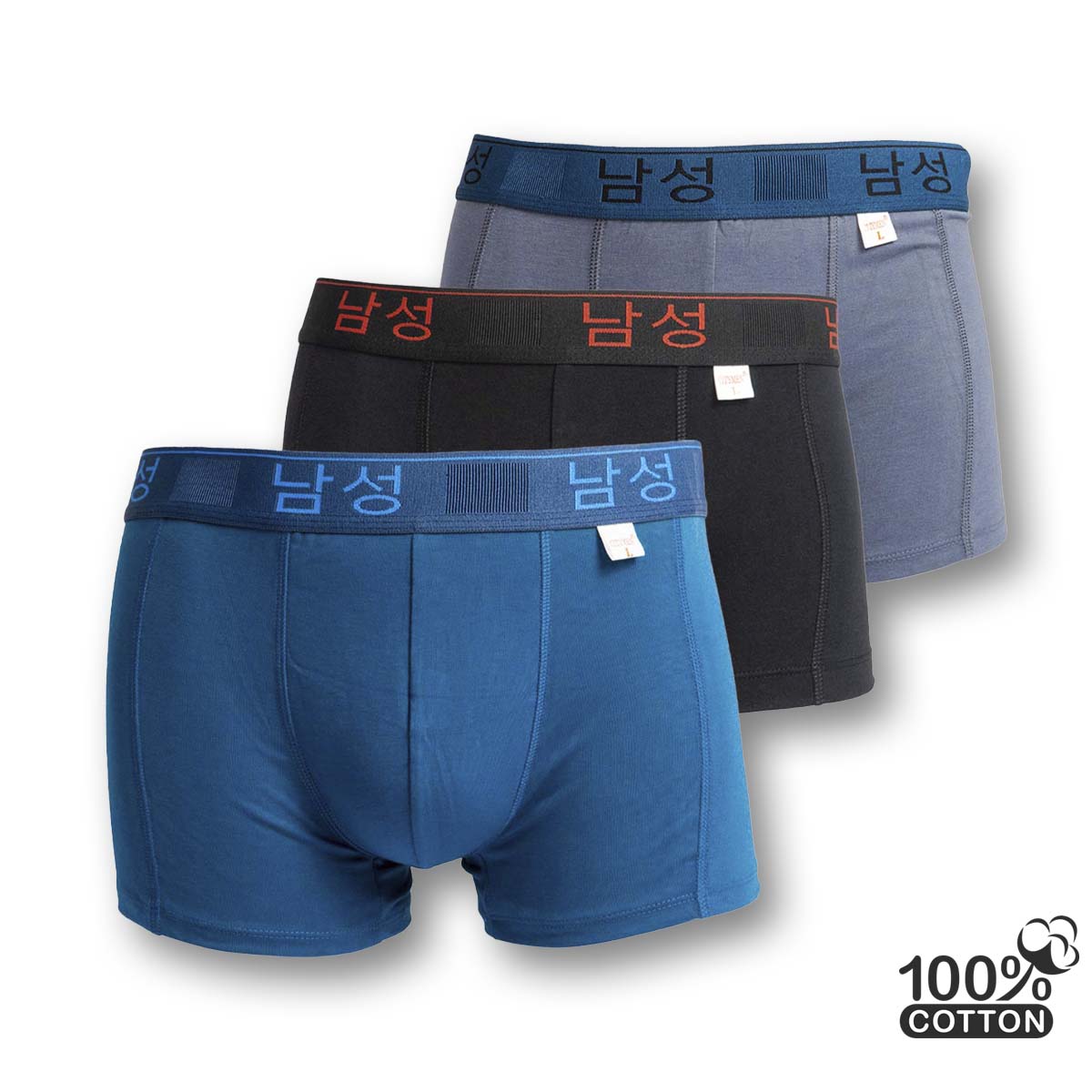 Hình ảnh Combo 4 quần sịp nam boxer cao cấp CITYMEN lưng Hàn Quốc cotton 100% thấm hút tốt co dãn 4 chiều mềm mại thoáng khí, quần lót xịp đùi nam - Giao màu ngẫu nhiên