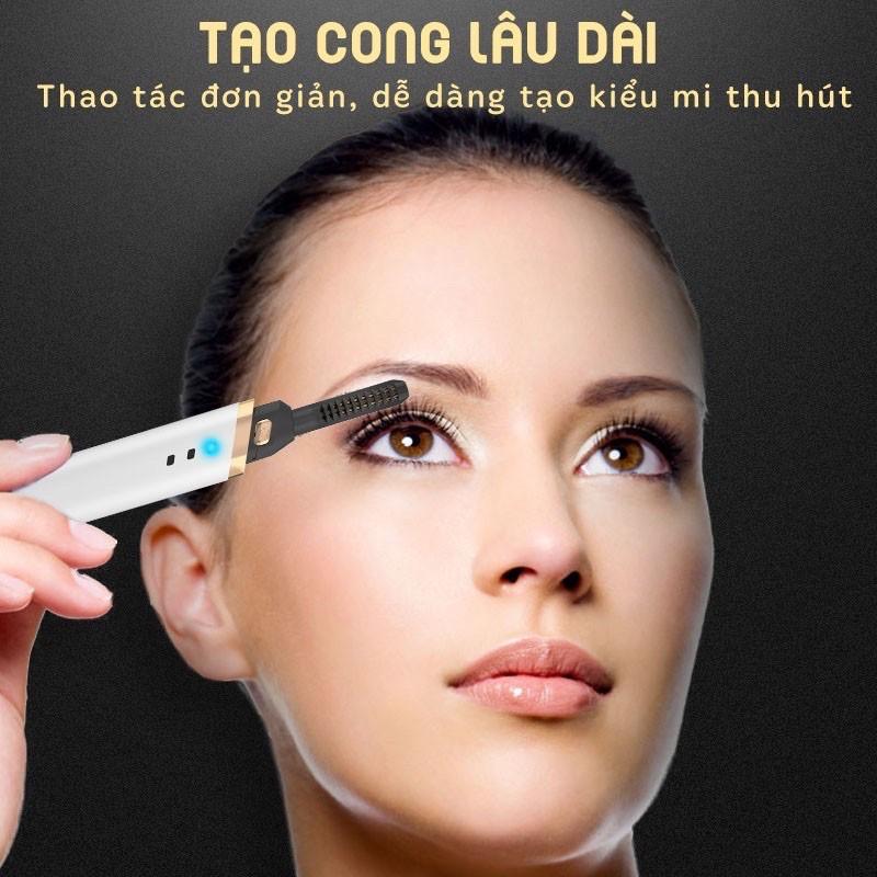 Máy Uốn Lông Mi, Có Tích Điện Cắm Sạc-3 Chế Độ