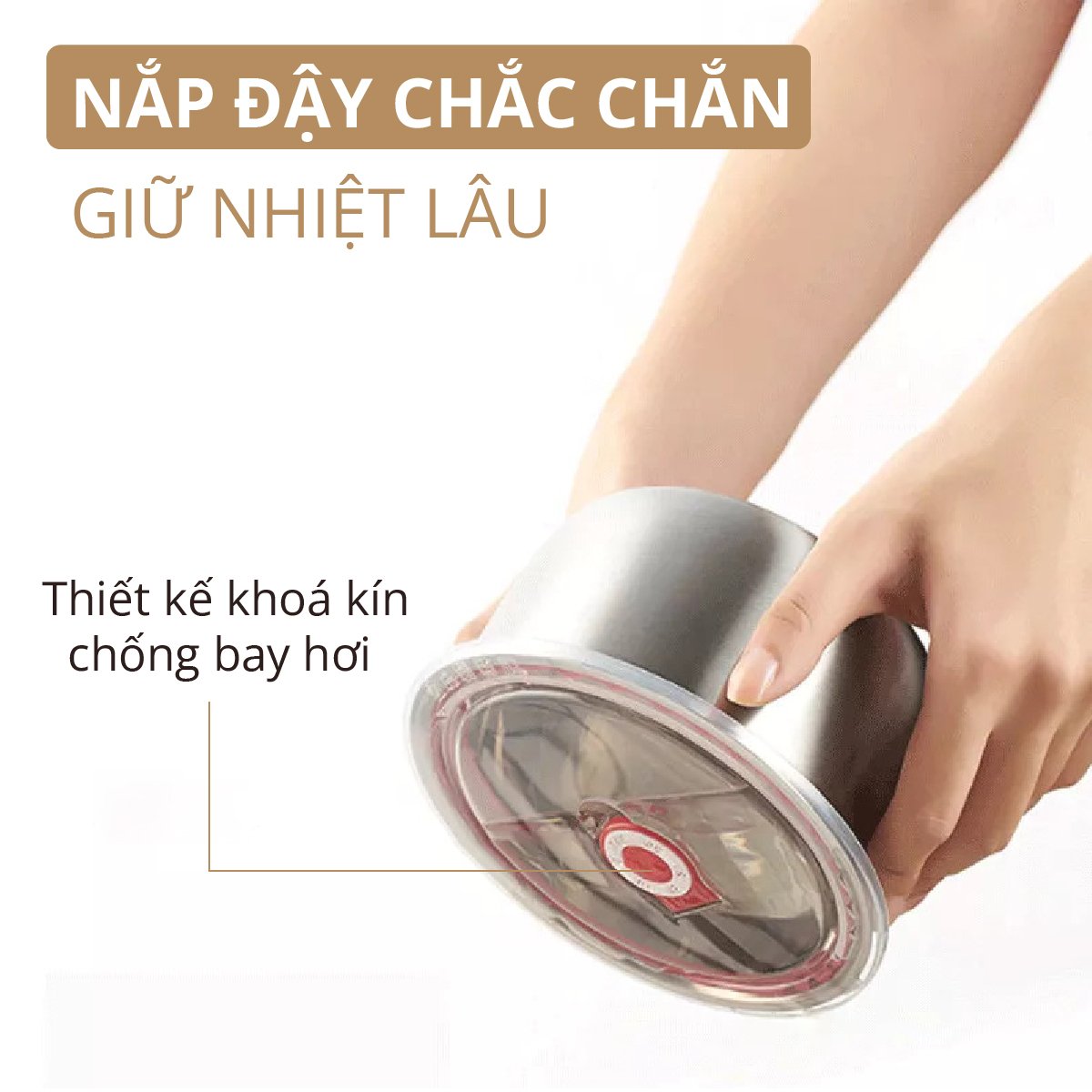 Hộp Hâm Cơm - tiệt trùng bình sữa Mishio MK345 kèm 4 hộp đựng inox 304