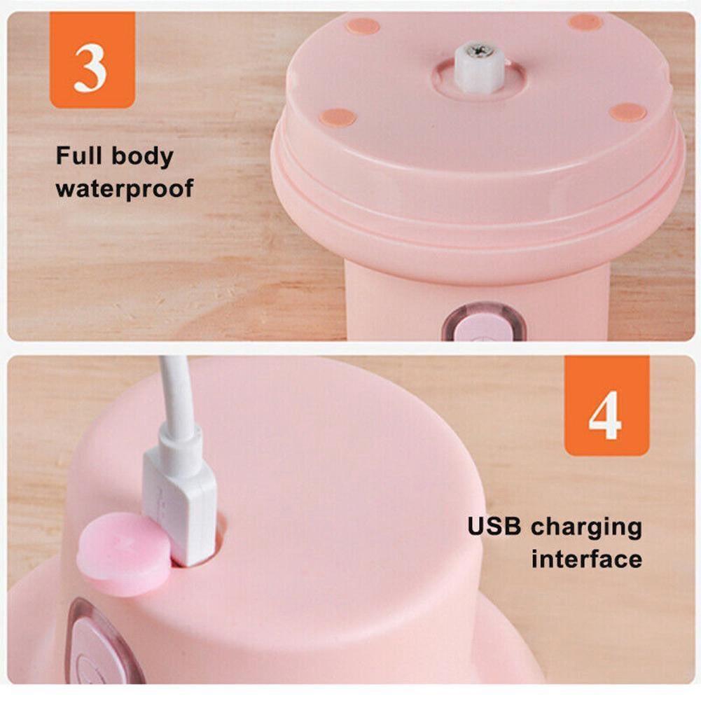 Máy xay mini cầm tay 250 ml đa năng sạc pin,  máy xay tỏi ớt xay hành đa năng