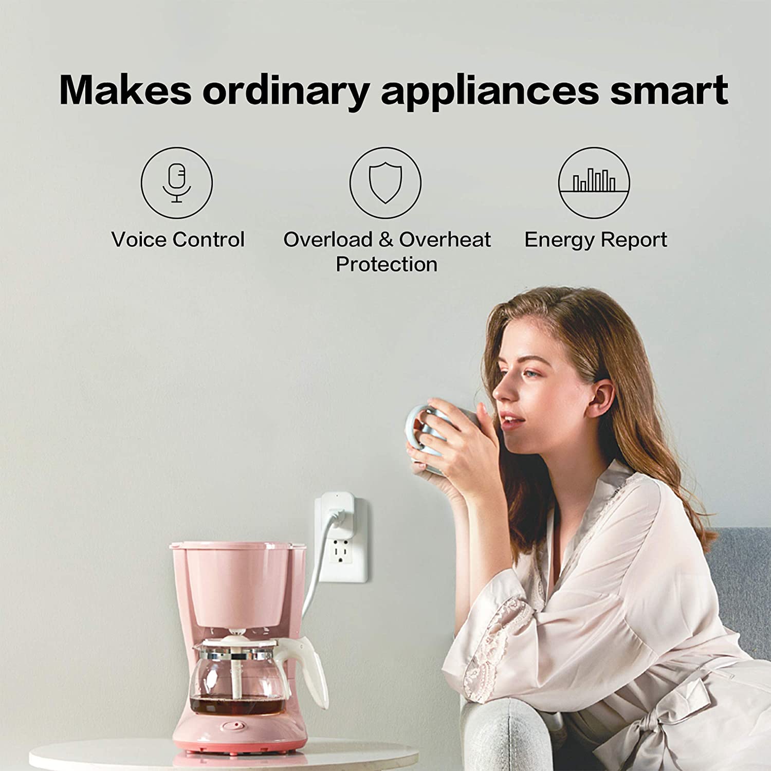 Ổ cắm điện thông minh tiêu chuẩn Mỹ Aqara Smart Plug (US) ZNCZ12LM