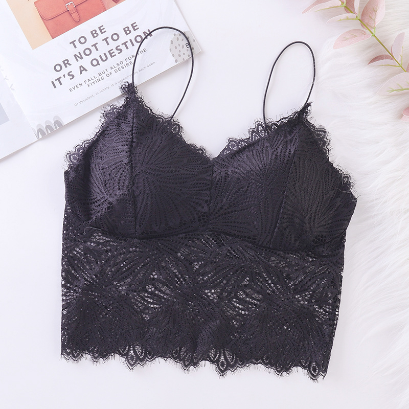 Áo bra ren Croptop siêu xinh - Áo hai dây ren mềm thoáng mát