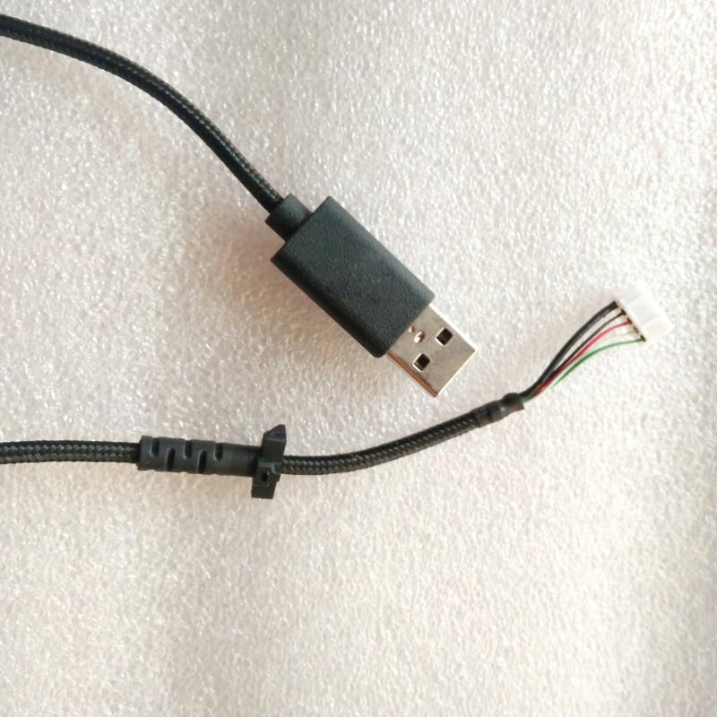 HSV Replacement Durable Nylon Braided USB Mouse Cable Mouse Lines for For logitech G403 hero Wired GPRO Wired G102 Mouse