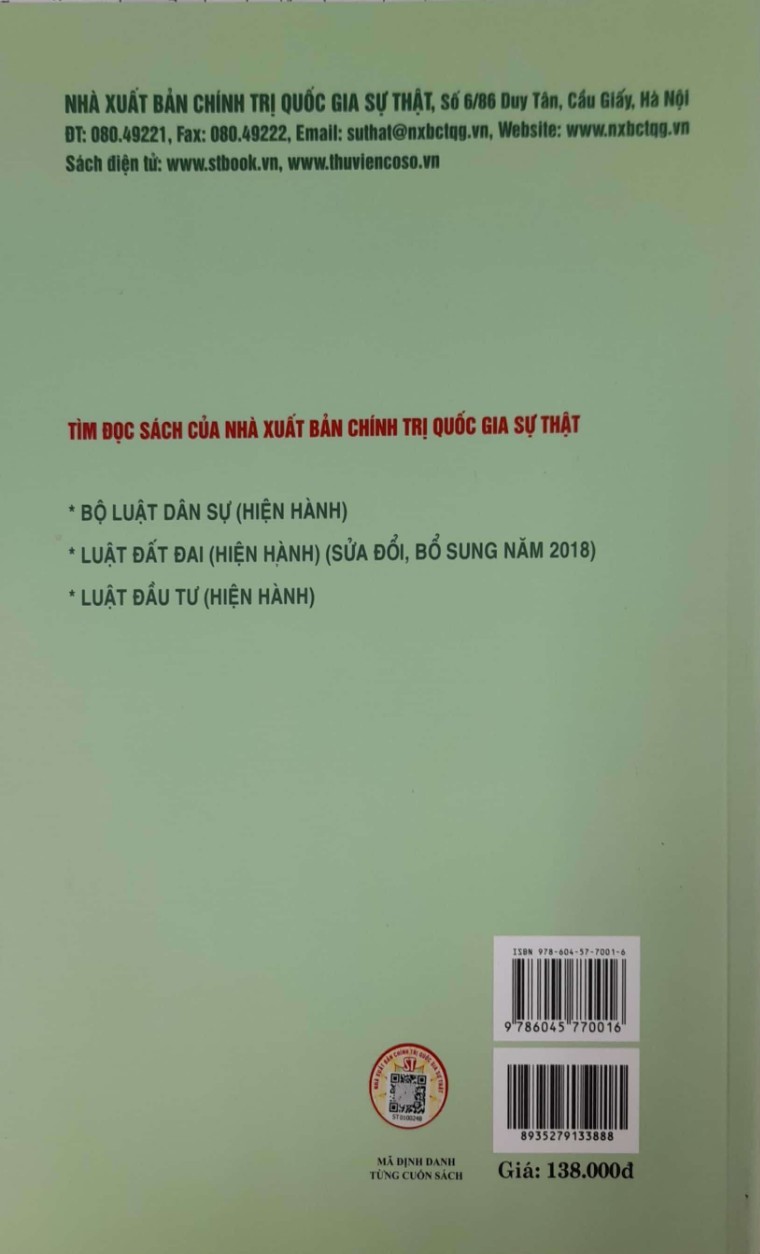 Quyền Sở Hữu Và Quyền Khác Đối Với Tài Sản: Pháp Luật, Thực Tiễn Và Kiến Nghị (Sách chuyên khảo)