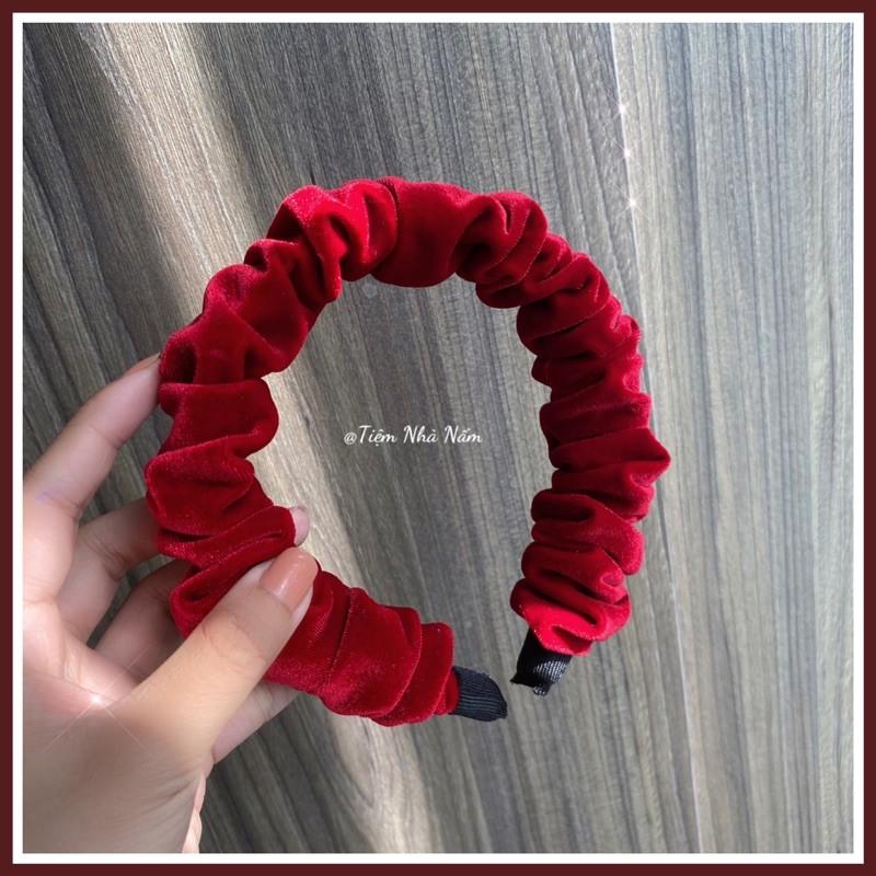 CÀI/ BỜM TÓC NHUNG NHÚN SANG TRỌNG -