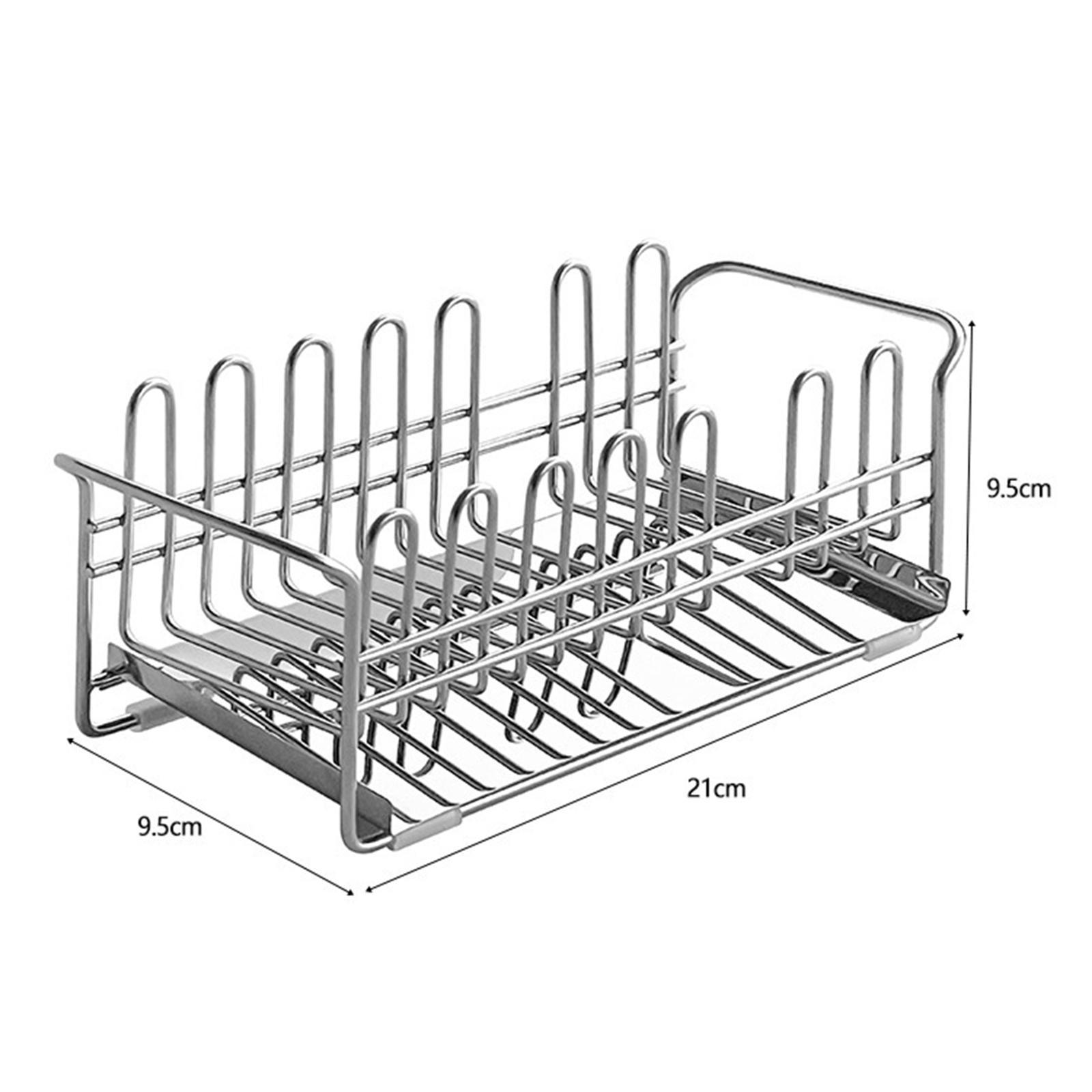 Sink Caddy Drain Holder Kitchen Organizer Soap Caddy Dish Rack Countertop