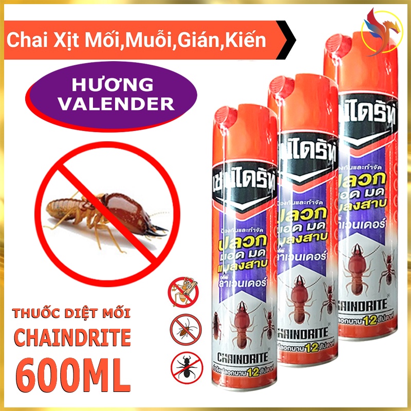 Bình Xịt Kiến Gián Và Côn Trùng ARS 600ml Thái Lan