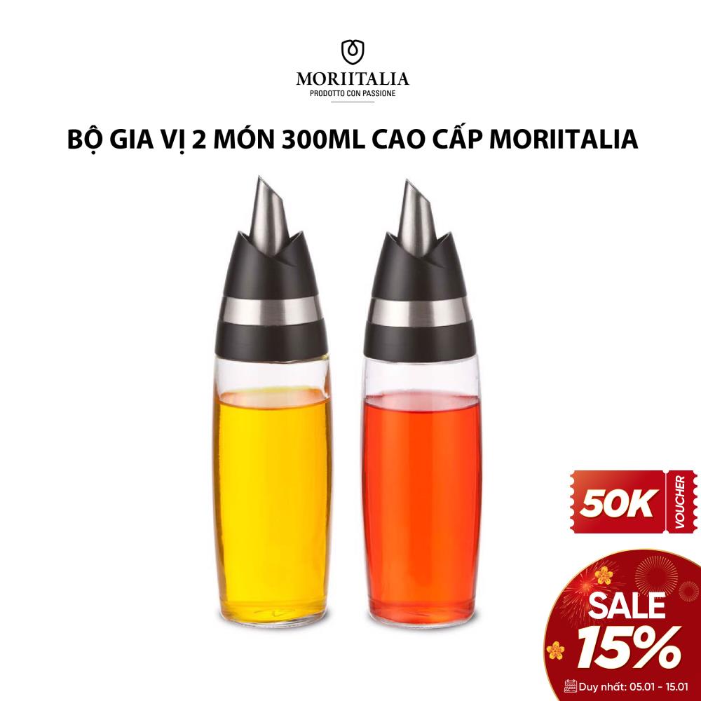 Bộ gia vị 2 món 300ml cao cấp Moriitalia 89362001