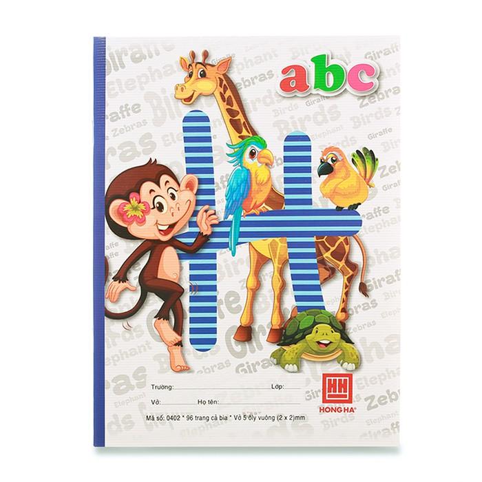 Vở 5 ô ly 96 trang Hồng Hà Class ABC 0402 - dành cho học sinh miền Trung - Nam