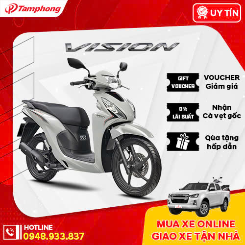 Xe Máy Honda Vision- Phiên Bản Thể Thao